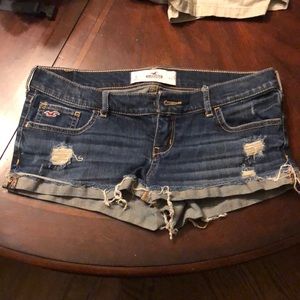 Hollister jean shorts
